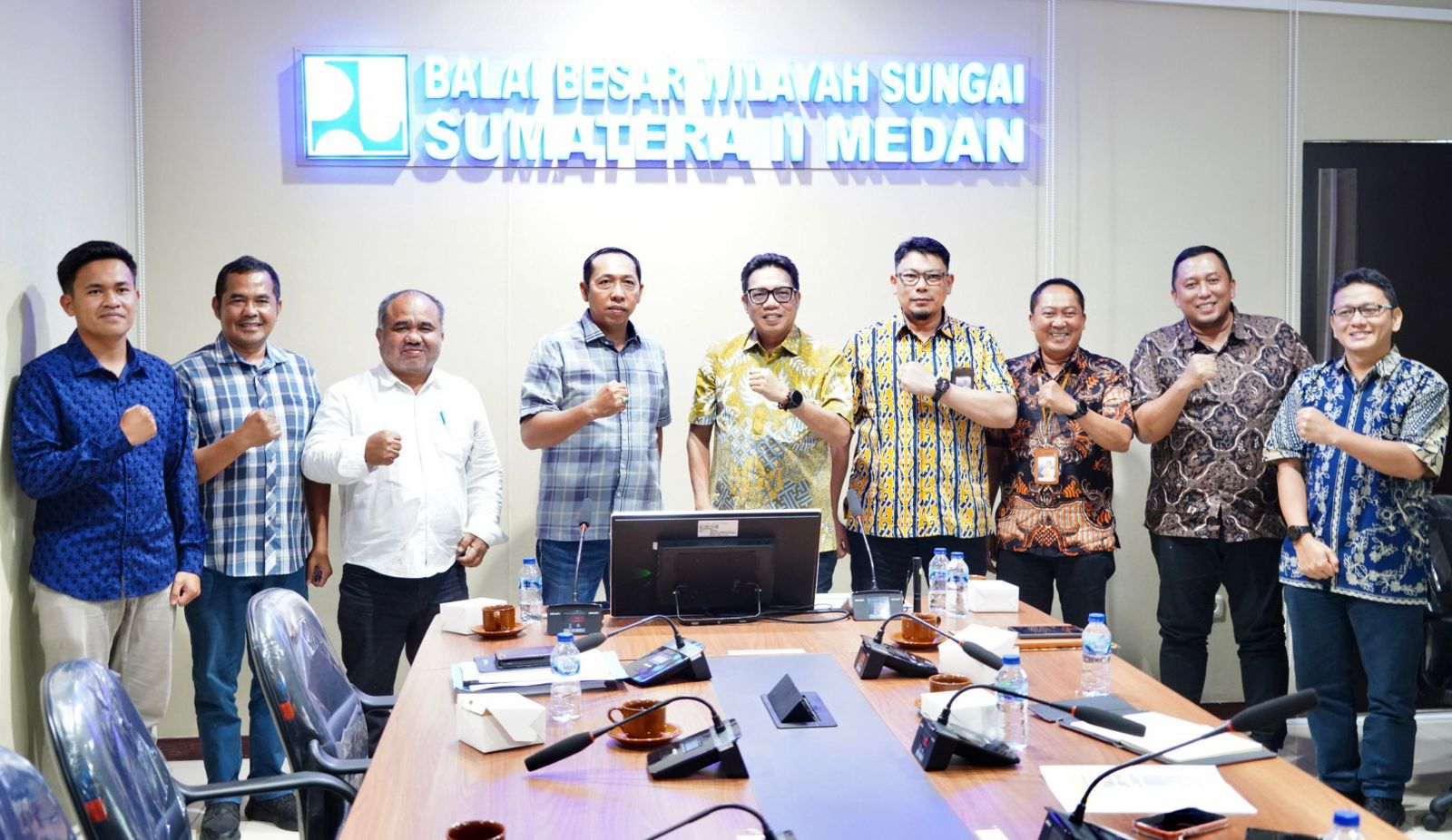 ‎Bupati JTP Hutabarat Jemput Bola ke BBWSS II, Terobosan Cepat Pulihkan Irigasi dan Tanggul di Tapanuli Utara